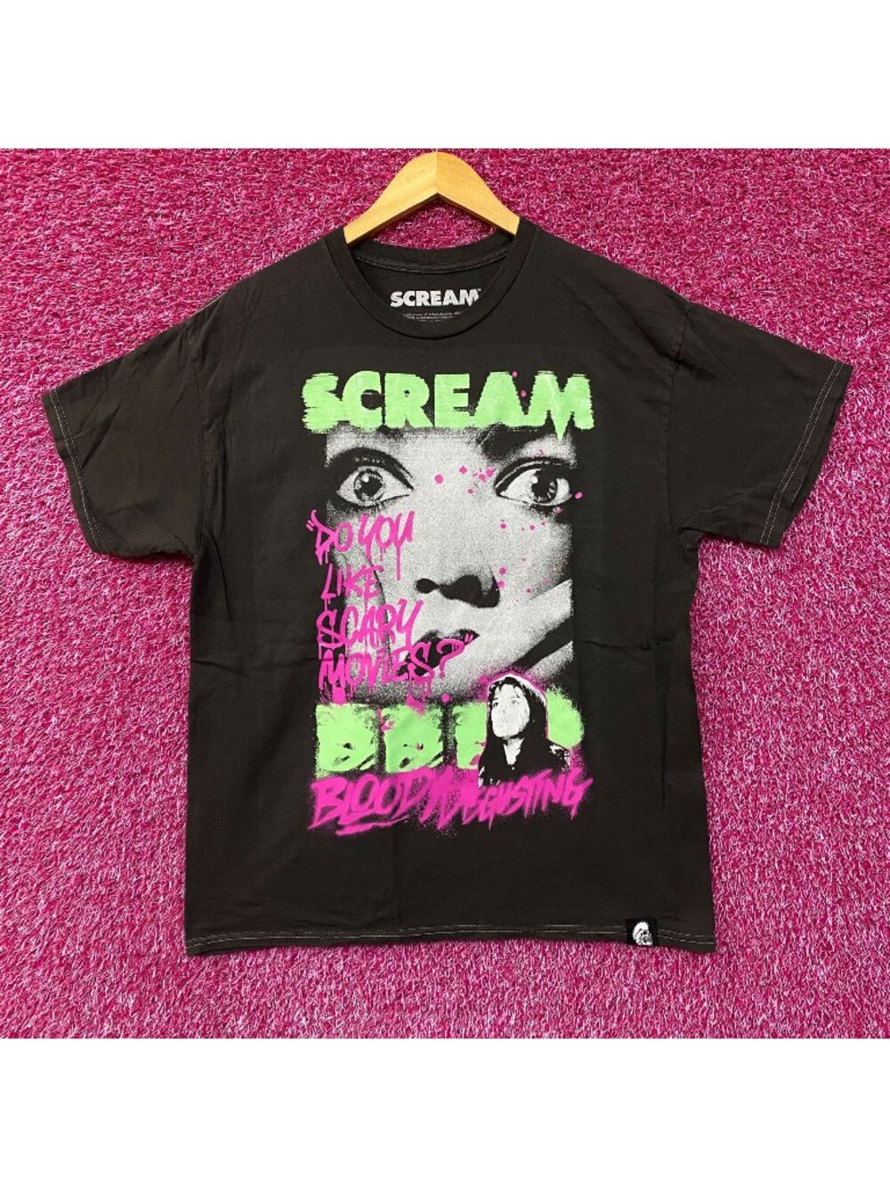 Scream x Bloody Disgusting Scary Movies Scream T-Shirt Large